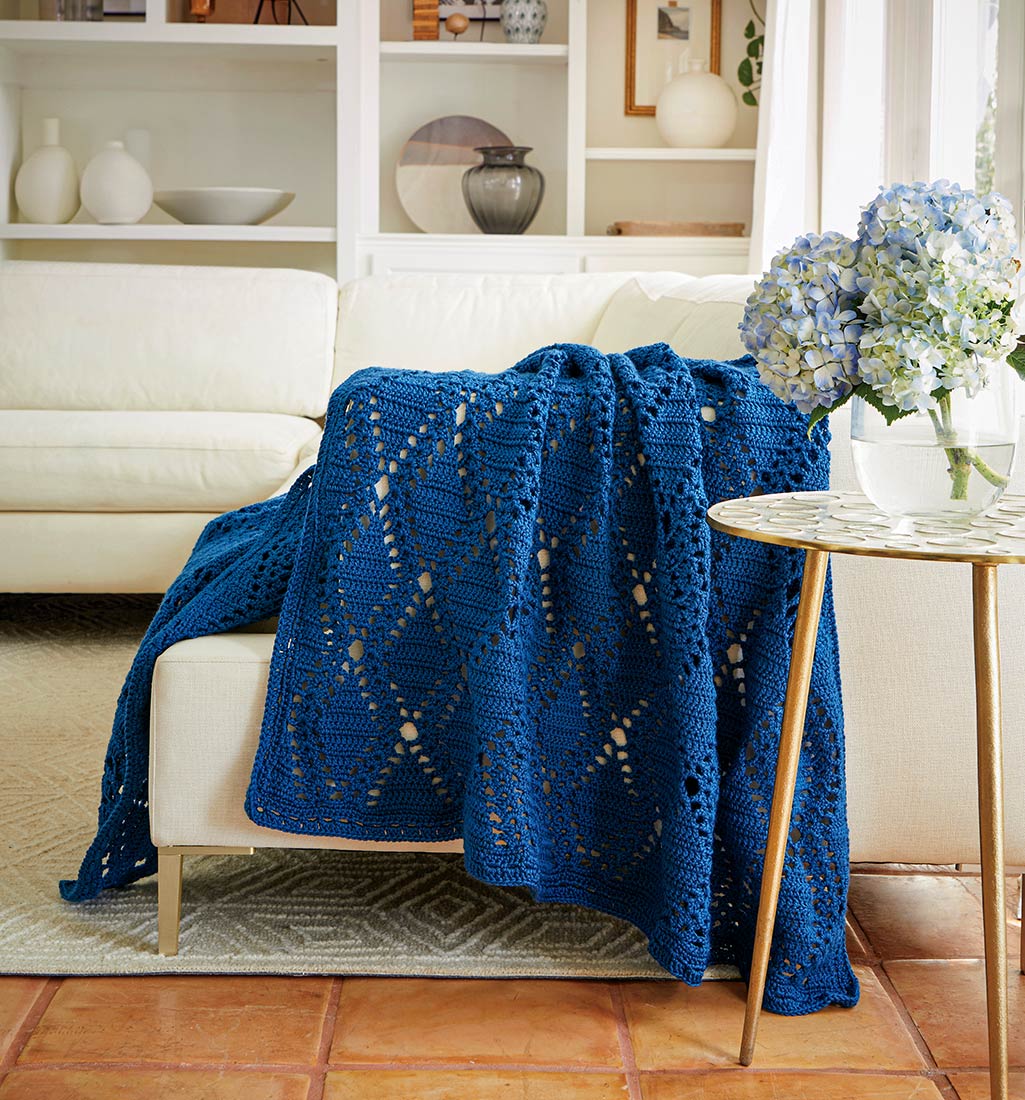 Forever Diamond Throw Pattern