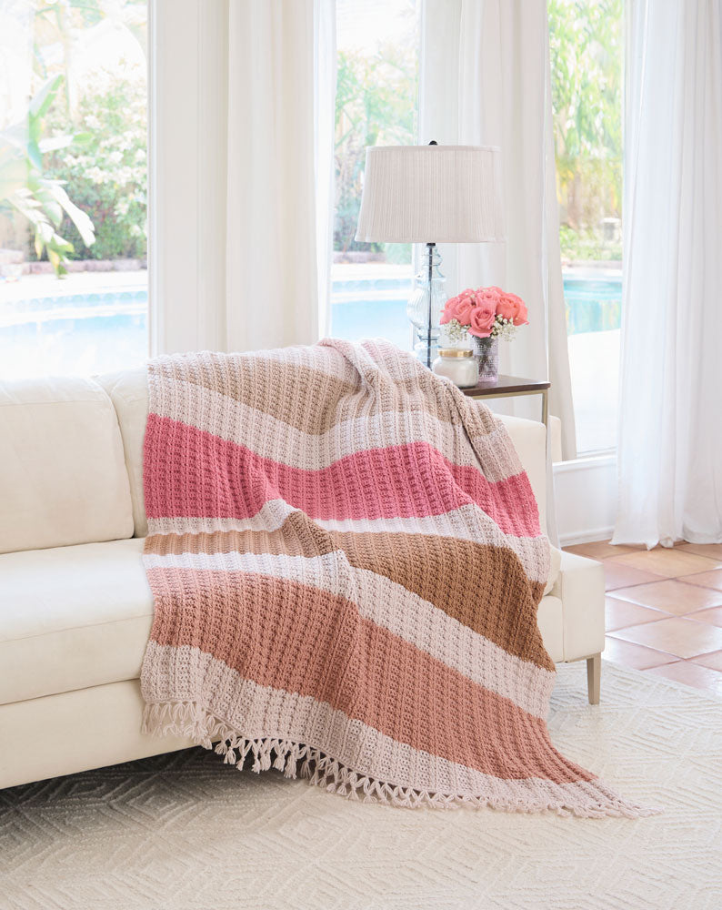 Summer At The Beach Crochet Blanket