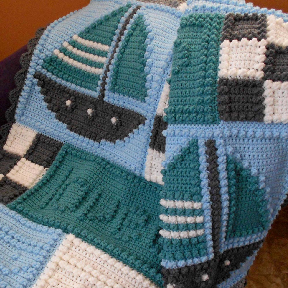 Sailboat Blanket