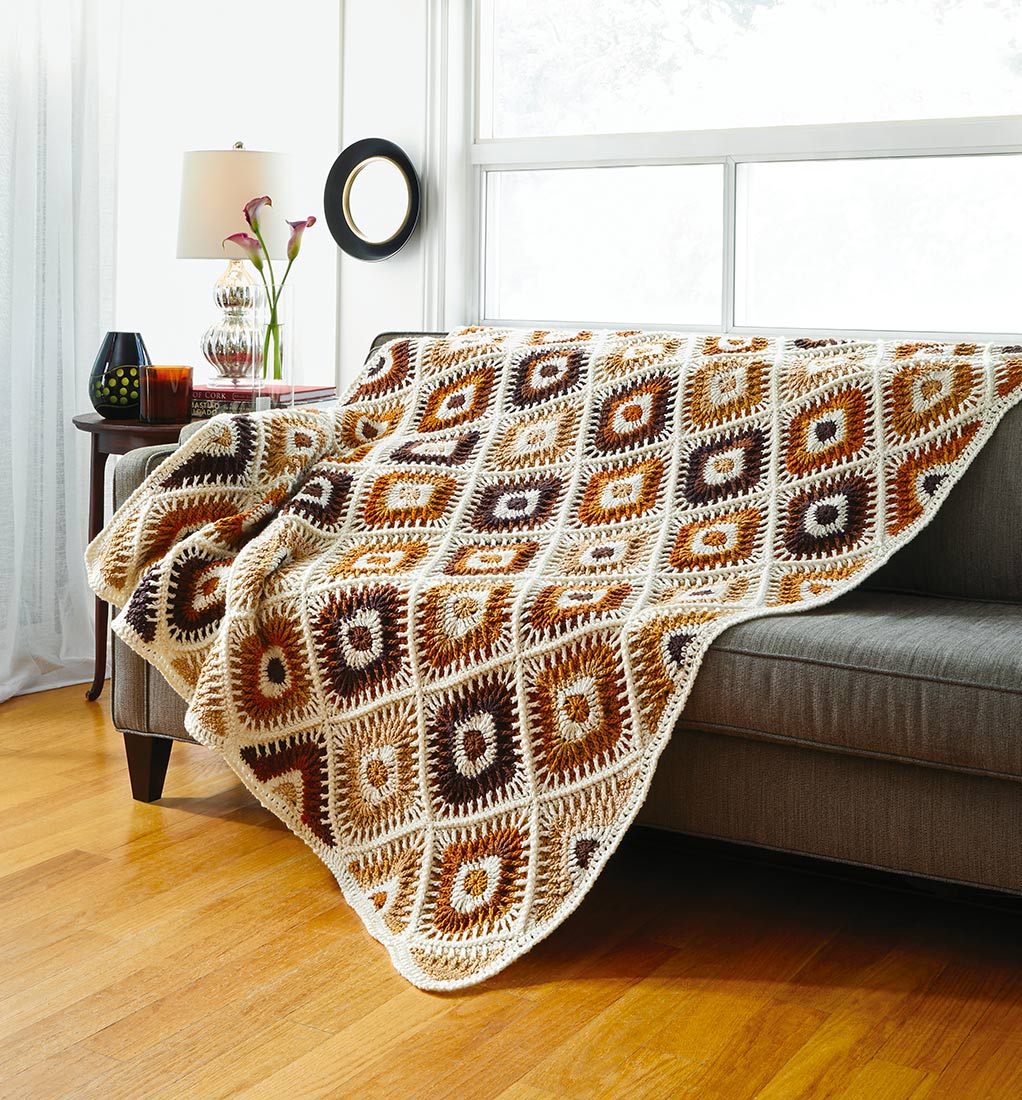 Dazzler Diamond Afghan Pattern