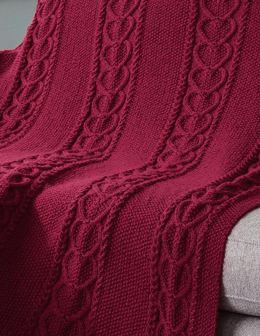 Bleeding Hearts Blanket Pattern