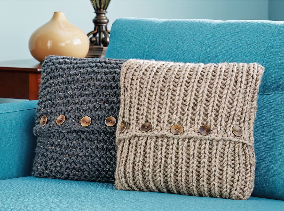 Quick Knit Pillow Cover Pattern