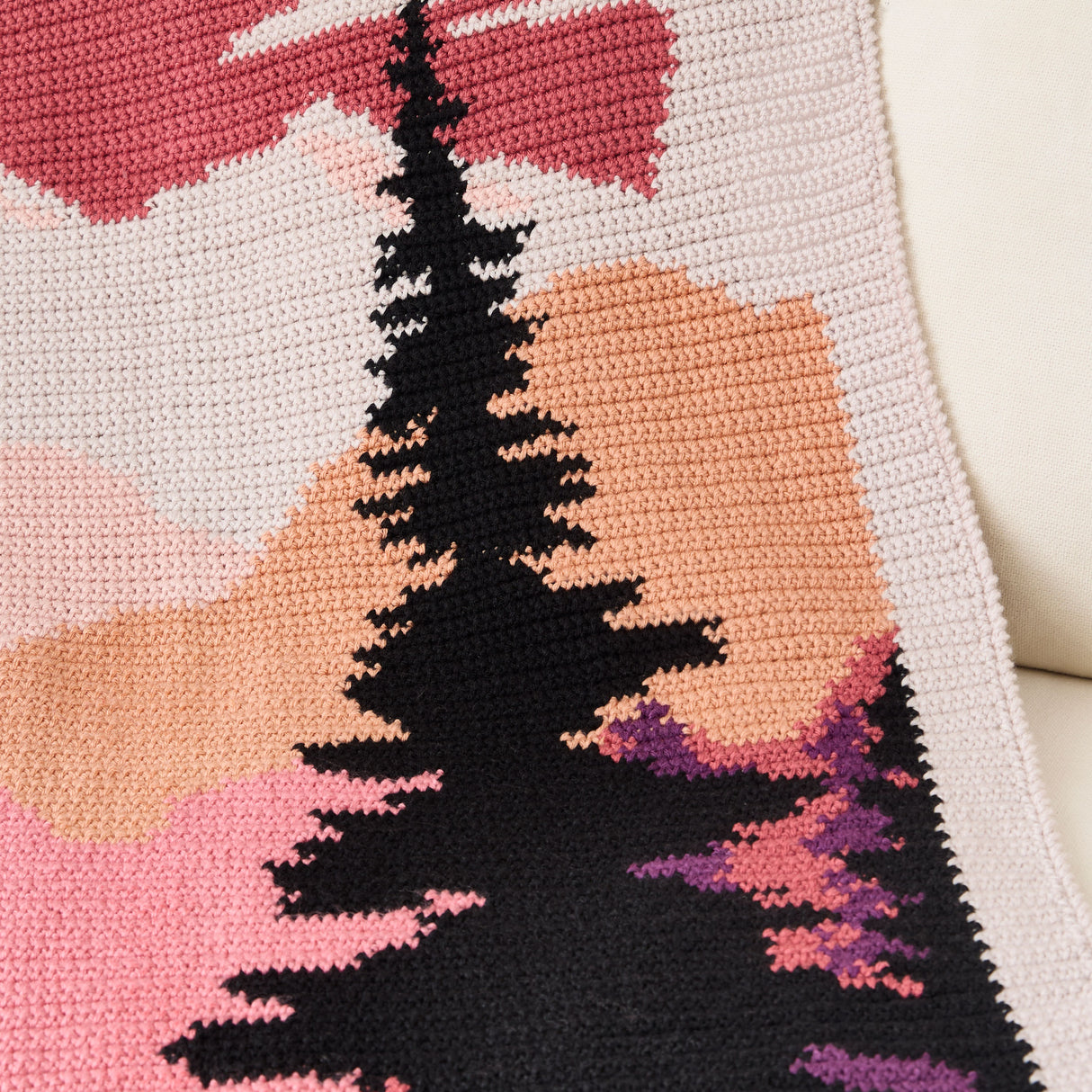 Mountain Sunset Blanket