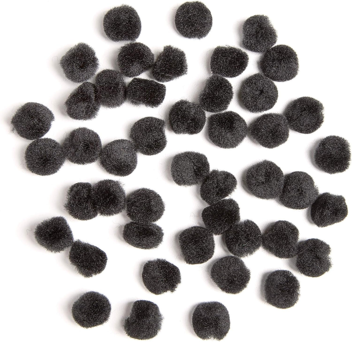 Darice 5 mm (.20") Black Pom-Poms (pk 40)