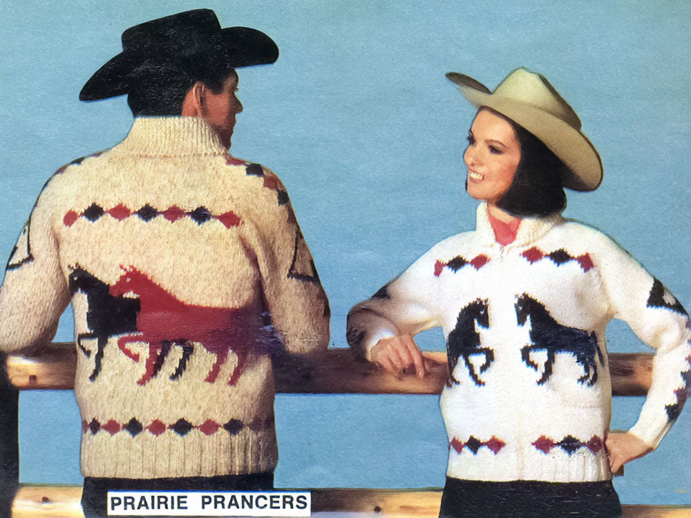 Modèle de cardigan Prairie Prancers pour dames ou jeunes