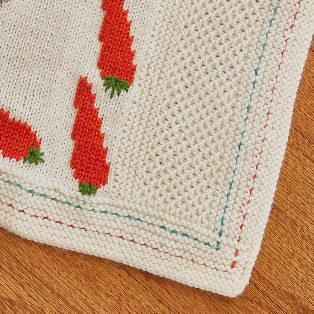 Carrot Caper Baby Blanket