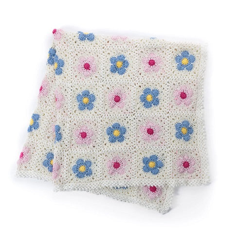 Free Crochet Filigree Flowers Blanket Pattern