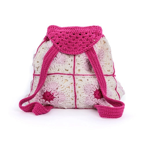 Free Crochet Flower Power Backpack Pattern