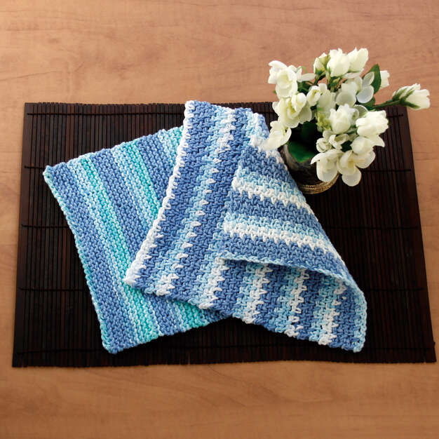 Free Stripes Dishcloth Pattern