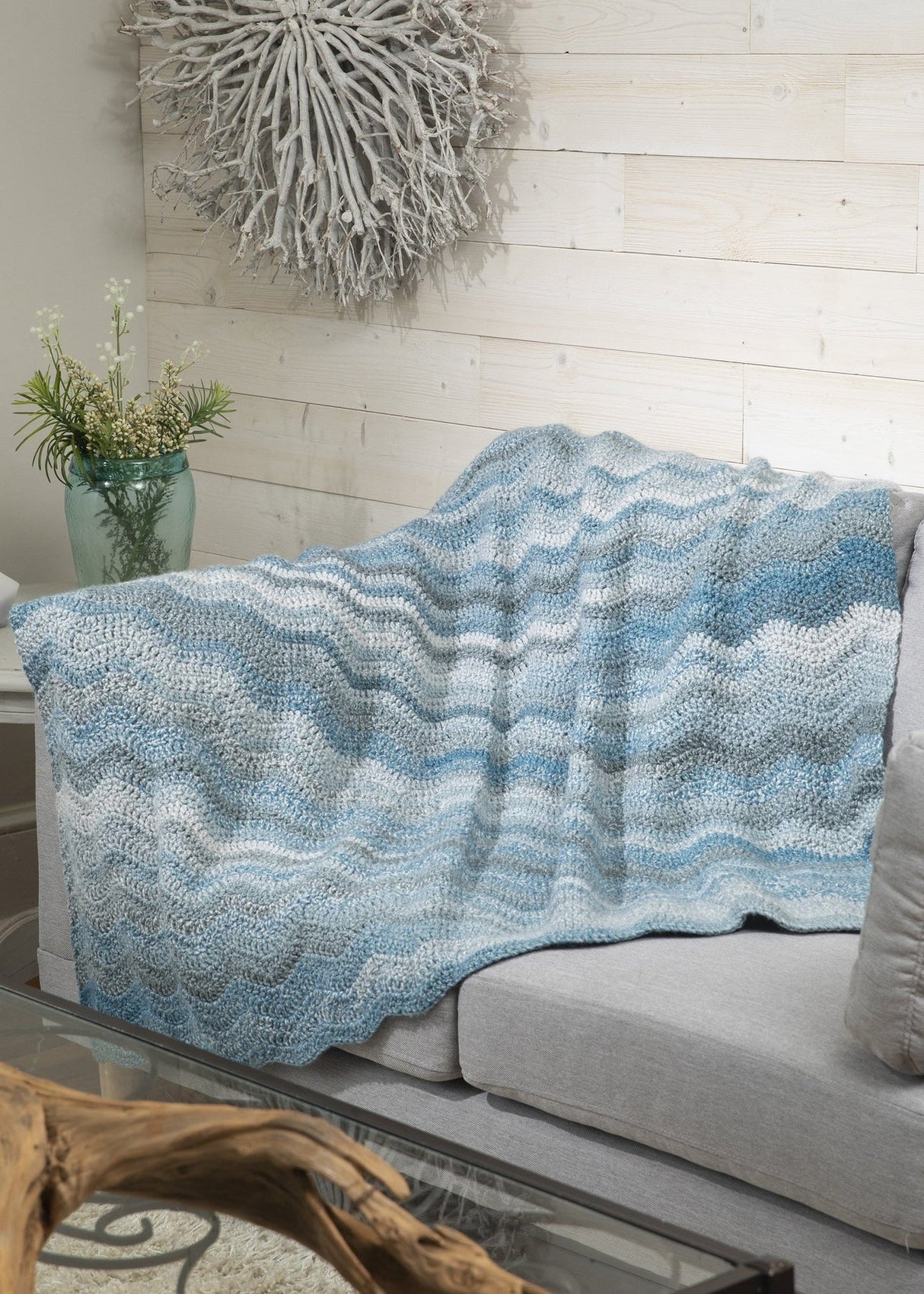 Free Radiant Ripple Afghan Pattern