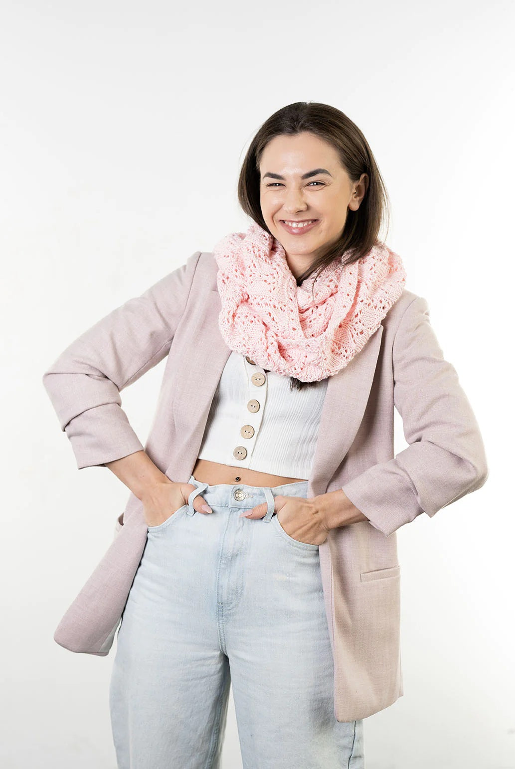 Free Floral Lace Cowl Wrap Pattern