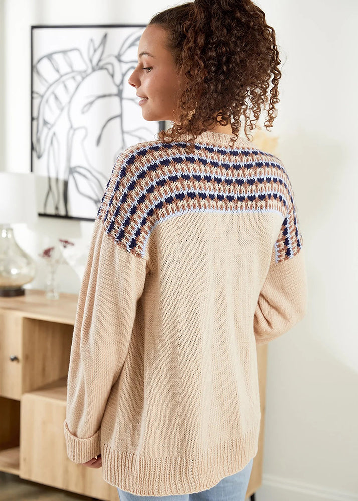 Free Slip Stitch Cardigan Pattern