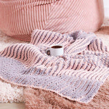 Free  Bernat Brioche Knit Lapghan Pattern