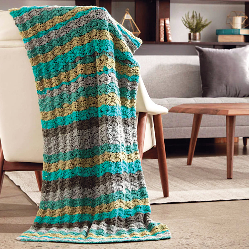 Free Wavy Crochet Afghan Pattern