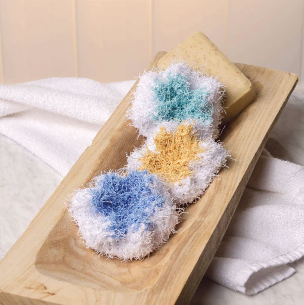 Free Zen Scrubby Poufs Pattern