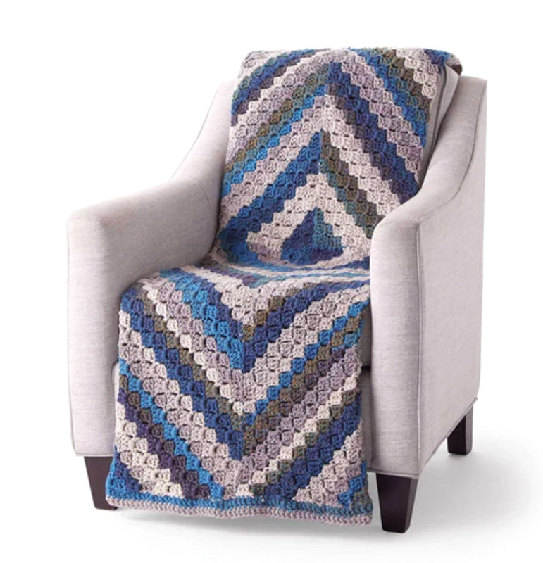 Free Radiating Rectangle Throw Pattern