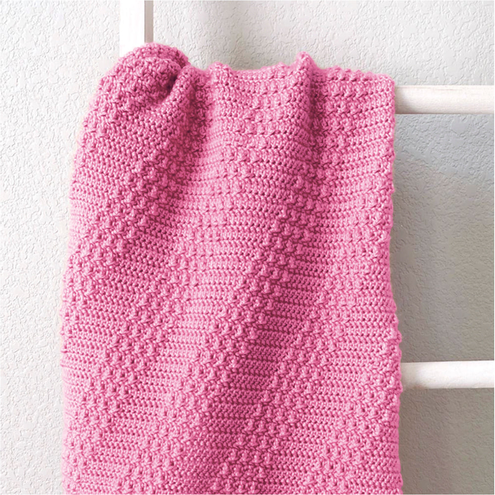 Free Diagonal Stripes Crochet Blanket Pattern