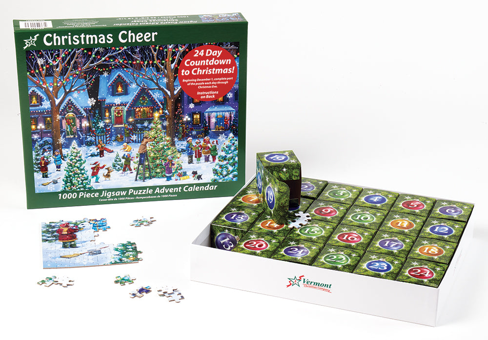 Christmas Cheer Jigsaw Puzzle Advent Calendar