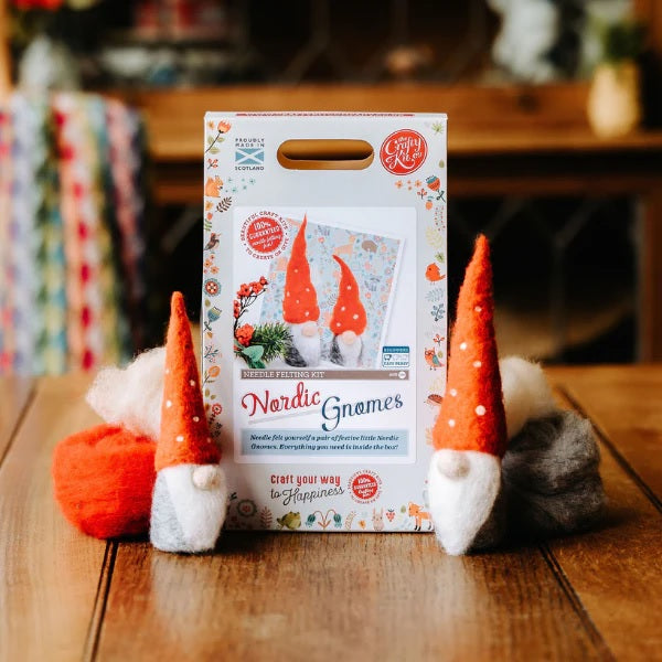 Gnomes Needle Felting Kit