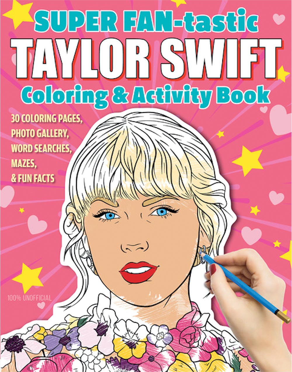 Livre de coloriage et d'activités Super FAN-tastic Taylor Swift