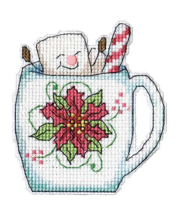 Holiday Mugs 14ct Plastic Canvas Ornaments