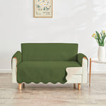 Lacey Solid Reversible Loveseat Covers