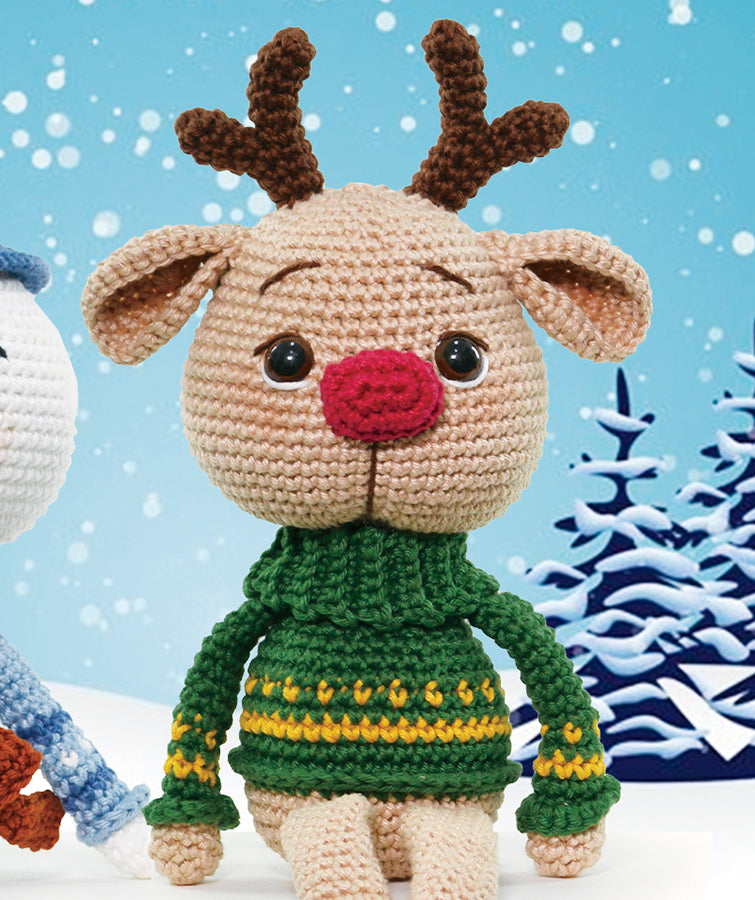 Snowman & Reindeer Amigurumi Kits