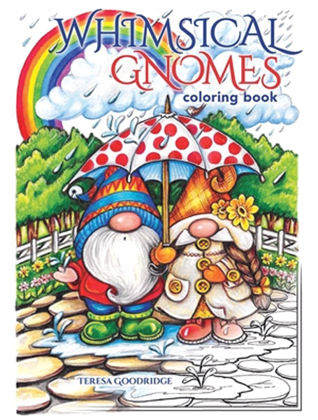 Whimsical Gnomes Colouring Book