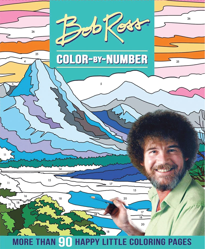 Bob Ross Colour-by-Number