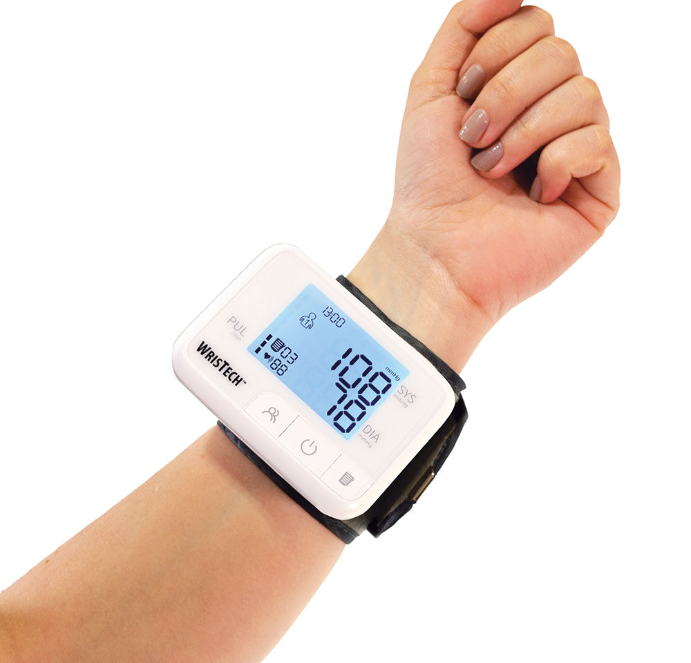 Talking Colour-Code Wrist Blood Pressure Monitor