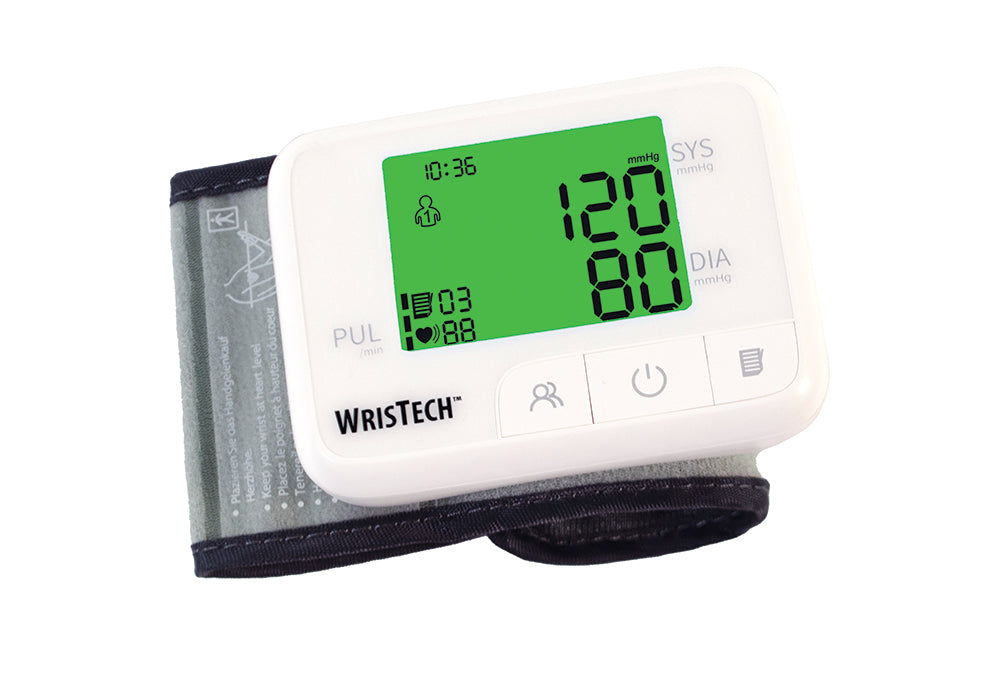 Talking Colour-Code Wrist Blood Pressure Monitor