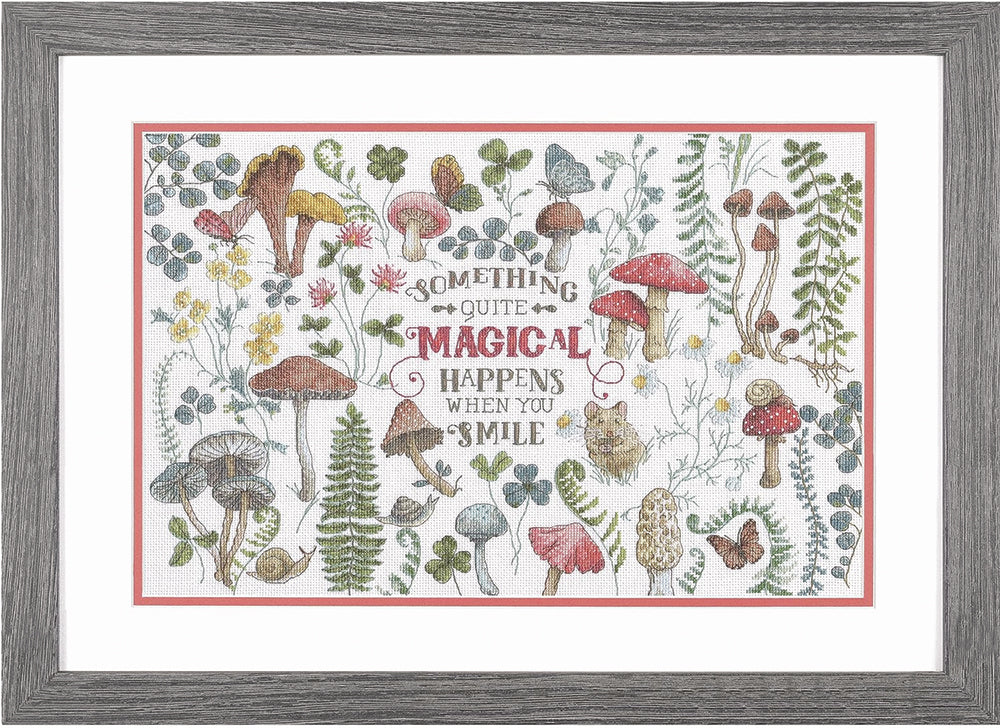 Kit de broderie au point de croix compté Woodland Magic