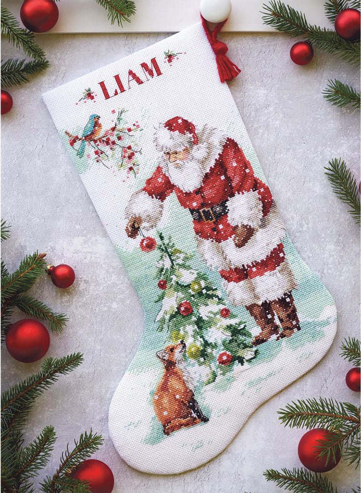 Magical Christmas Counted Cross Stitch Stocking Kit