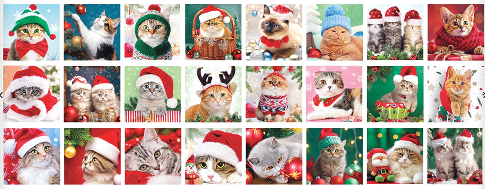 Christmas Whiskers Jigsaw Puzzle Advent Calendar