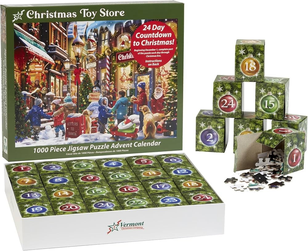 Christmas Toy Store Jigsaw Puzzle Advent Calendar