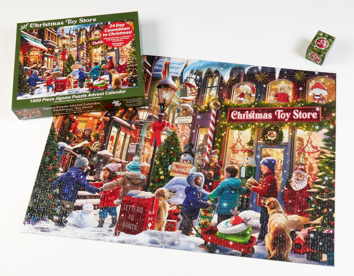 Christmas Toy Store Jigsaw Puzzle Advent Calendar