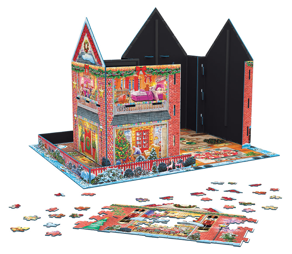 3D Christmas House Jigsaw Puzzle