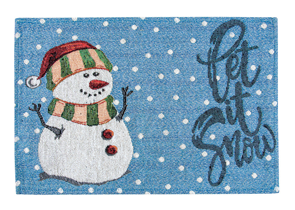 Let it Snow Tapestry Placemat