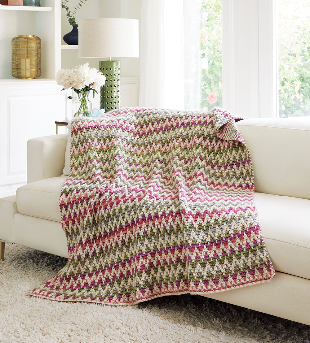 Mosaic Waves Blanket