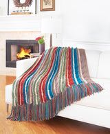 Peaks and Valleys Crochet Blanket