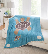 Sea Turtle & Sand Dollars Afghan