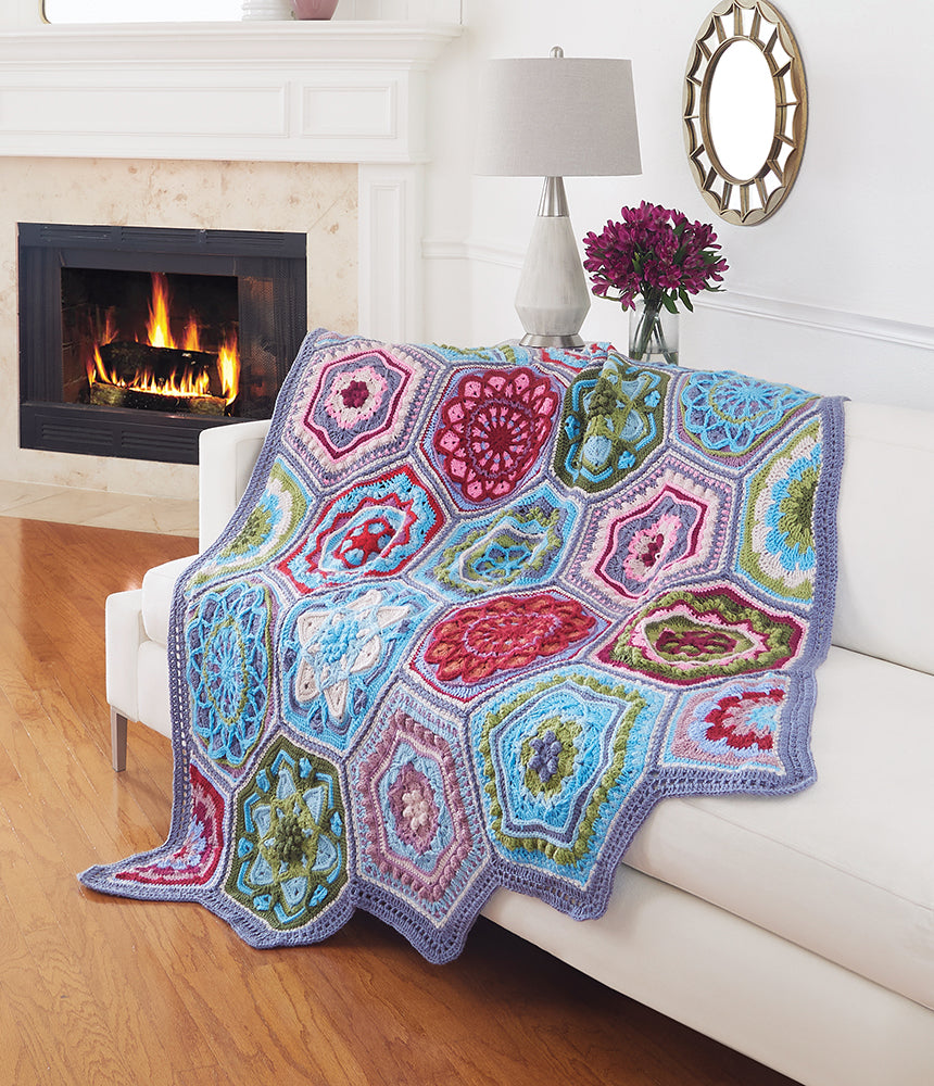 Bohemian Hexagons Throw