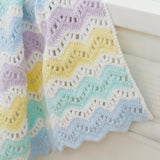 Pastel Ripples for Baby Blanket