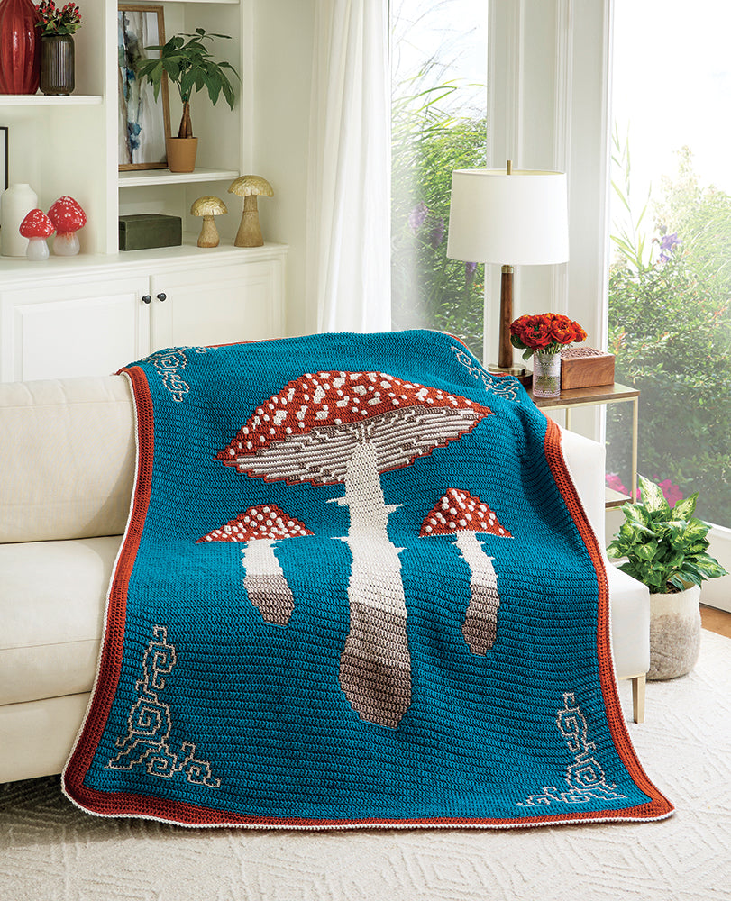 Mushroom Magic Blanket