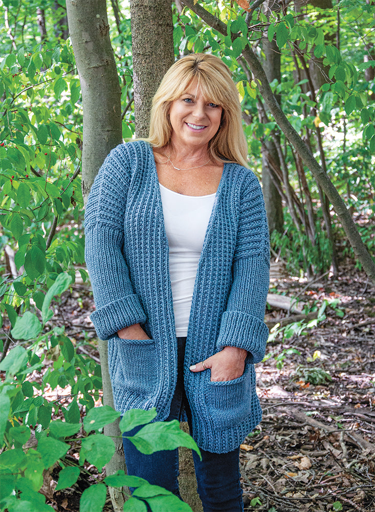 Casual Ribs Cardigan