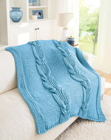 Twin Cables Blanket Pattern