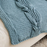 Twin Cables Blanket Pattern