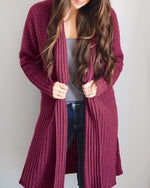 Mauve-A-Lous Duster Cardigan