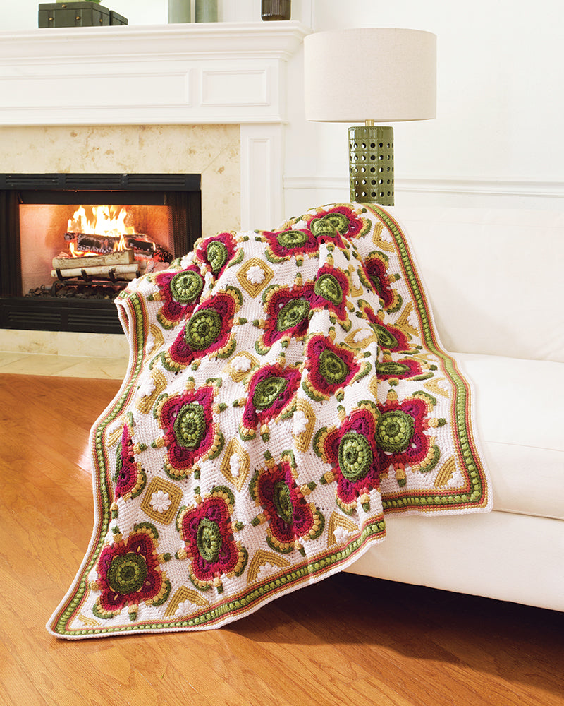 Spanish Tile Throw