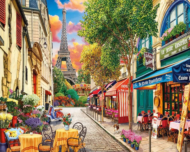 Paris Alley Paint By Number Kit